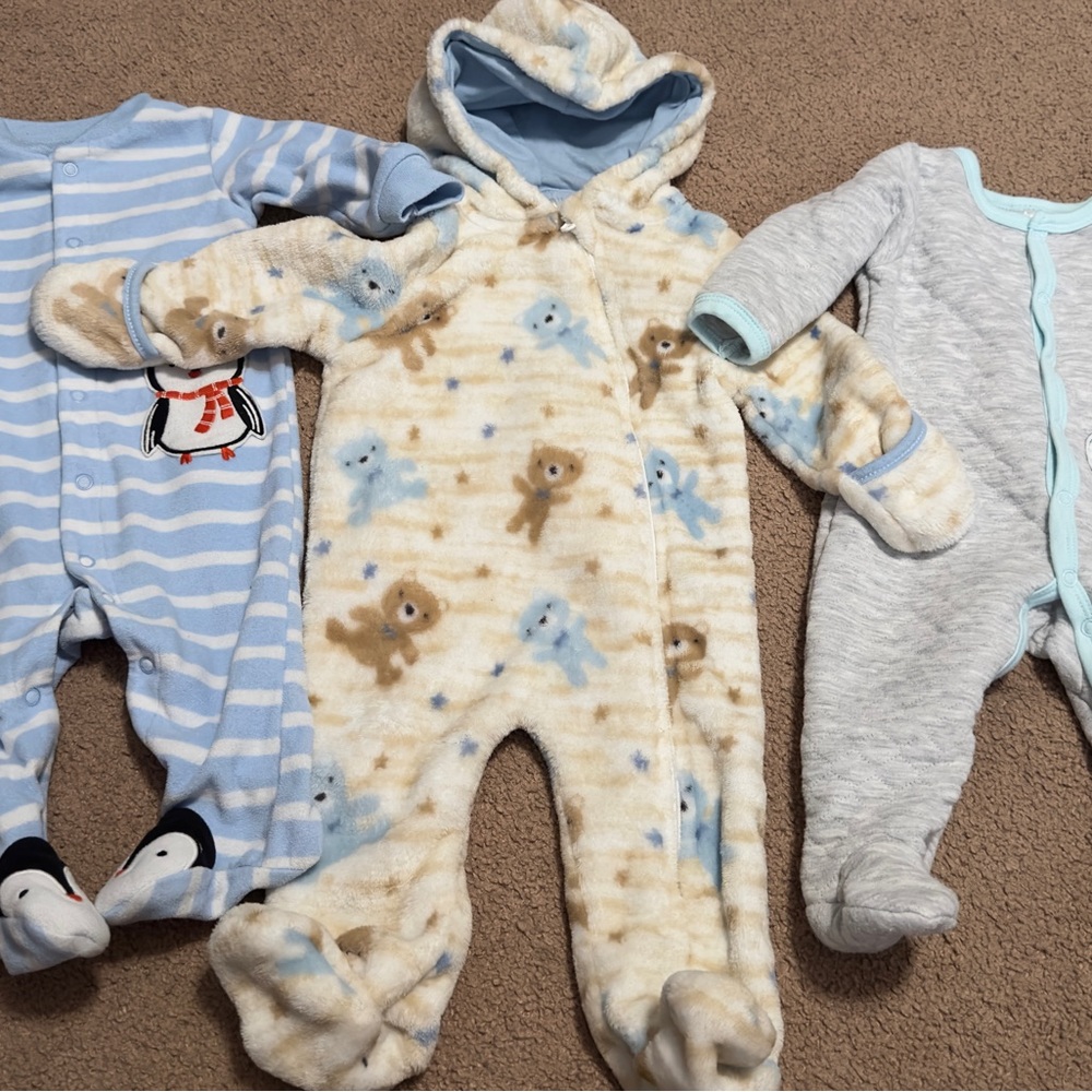 Cozy all of 3 pieces Baby Onesie